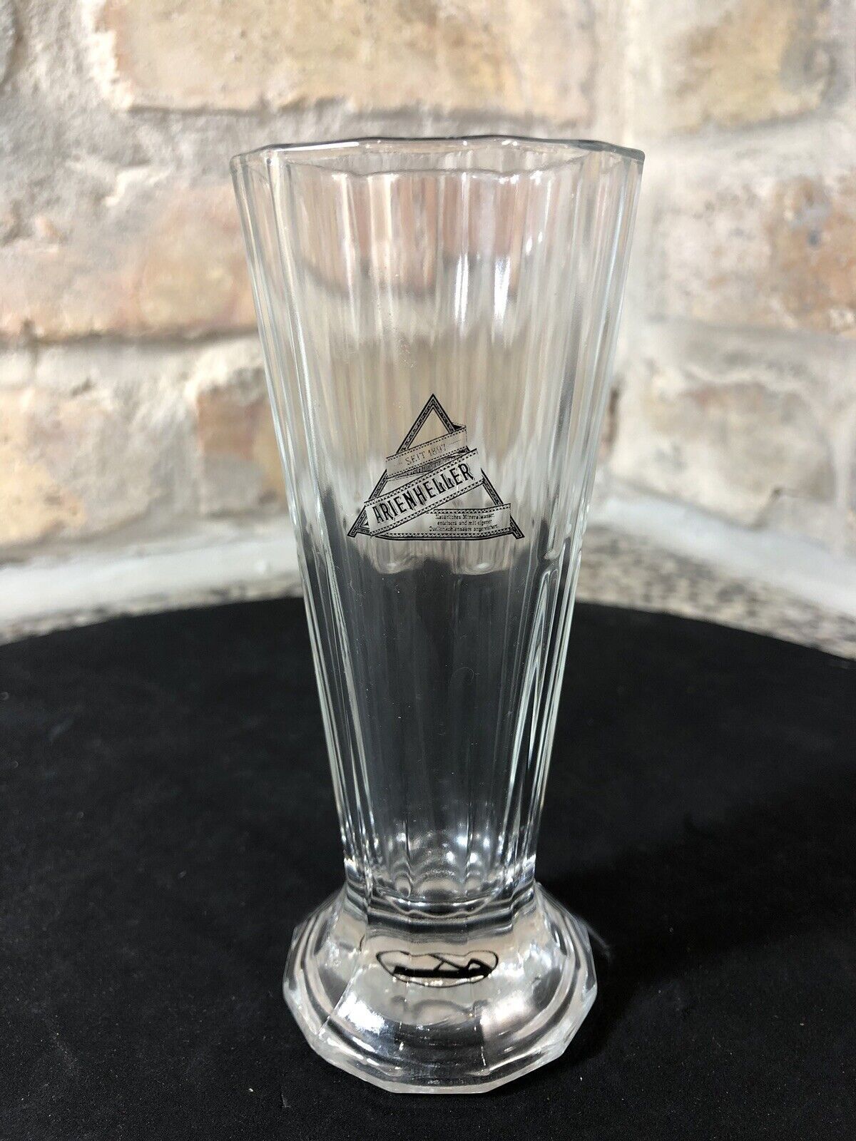 Arienheller Mineral Water Wasser Cordial Glass Germany Vintage