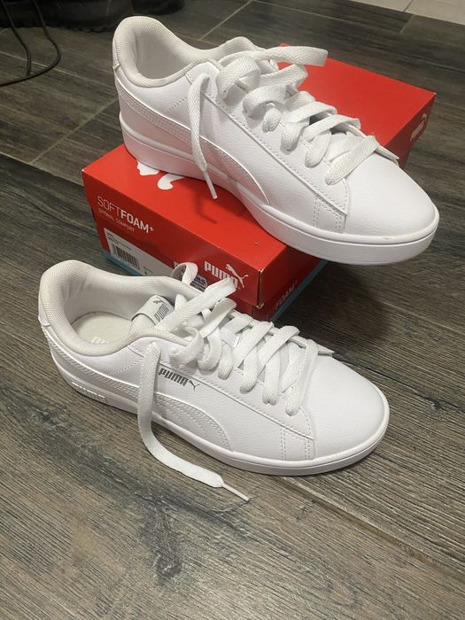Кеди PUMA. Нові, ніразу не взувані. Гарні, охайні, білі кеди.