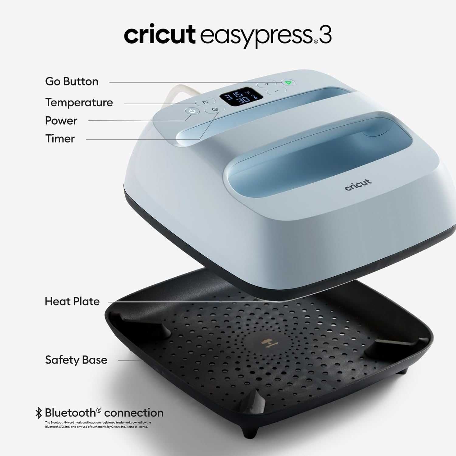Cricut EasyPress 3 płyta grzewcza 30 cm x 25 cm do bluz koców banerów