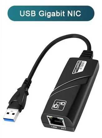 Adaptador USB 3.0 com Rede RJ45 1000Mbps