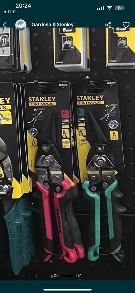 Ножиці по металу / ножницы по металлу  Stanley 2-14-567 / 2-14-568