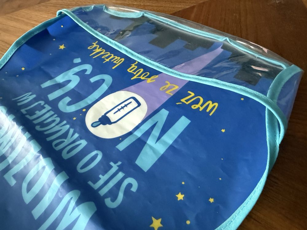 Nowy śliniak niemowlęcy Pan Dragon widzimy się o 2 w nocy
