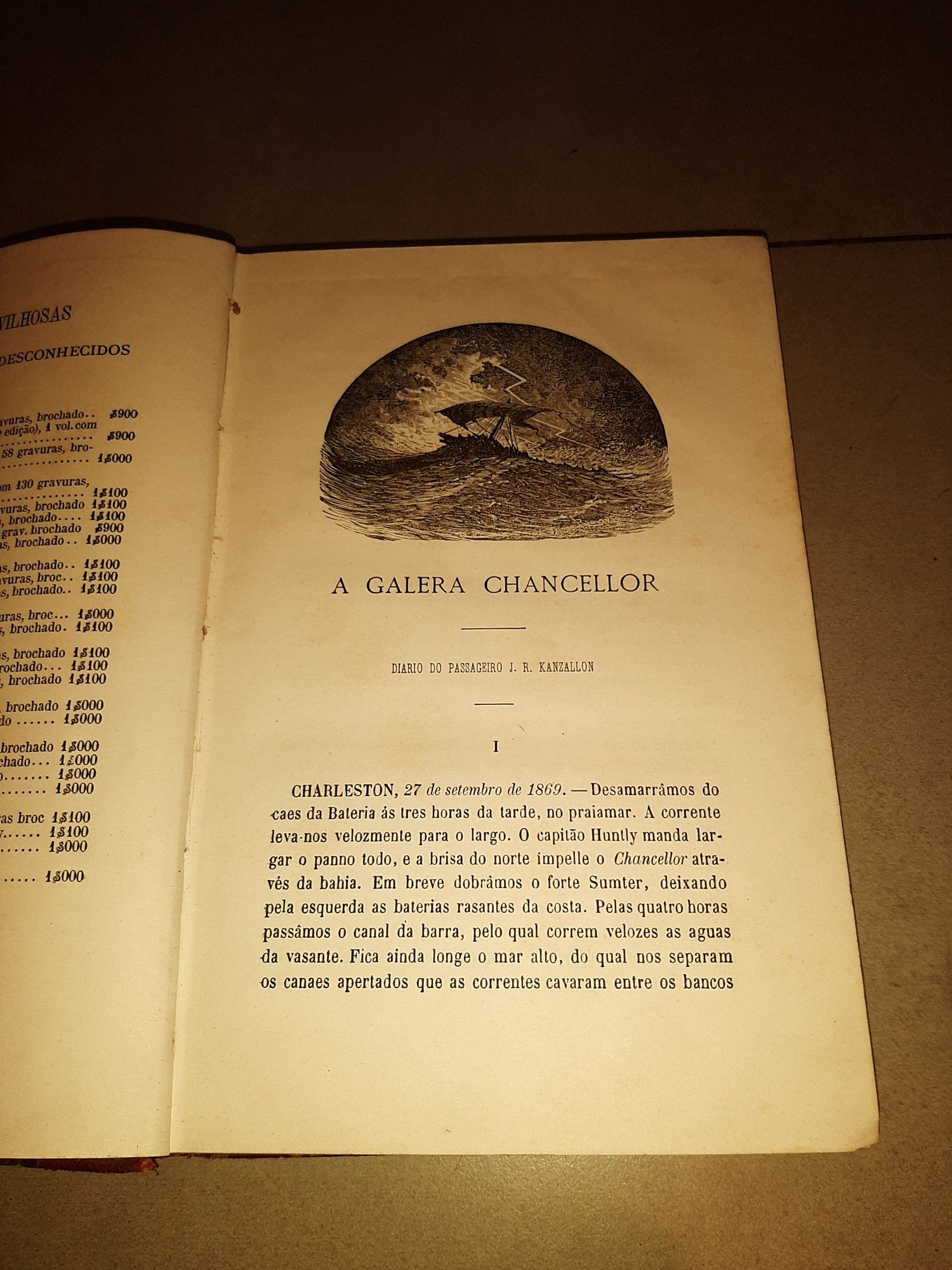 Obra Premiada de Júlio Verne  Ano 1878