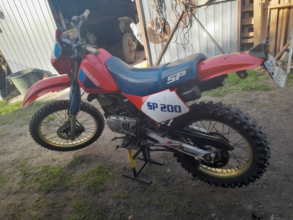 Suzuki sp 200 zarejestrowany