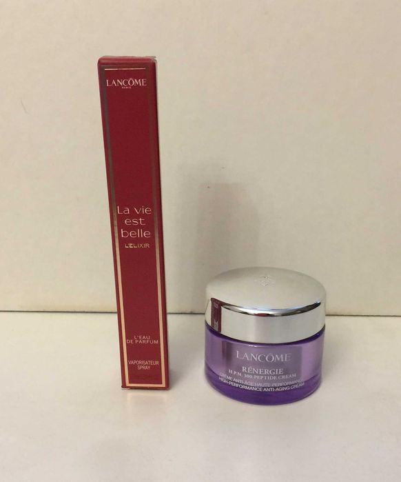 Подарок Lancome: парфюм LaVie est Belle L'Elixir,крем Renergie 40%цены