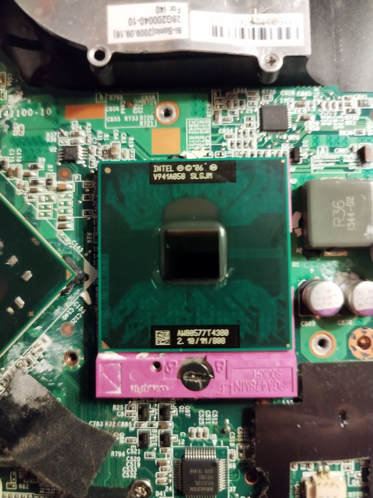 Radiator+ procesor Intel Celeron Dual Core T3300 2/1/800