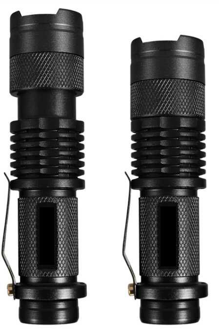 3x LATARKA Taktyczna LED CREE Zoom XML-T6 Q5 Wododporna Zestaw 3 szt.