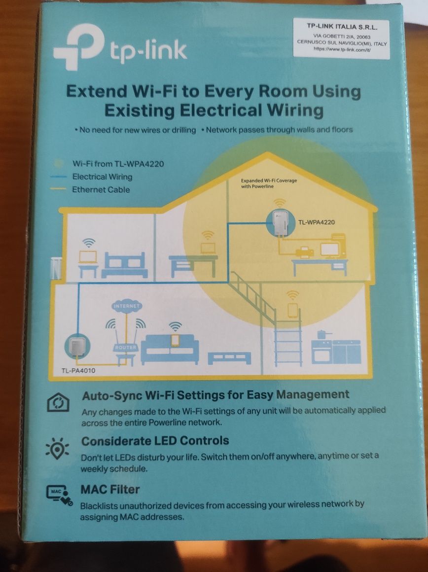 Powerline wi-fi kit