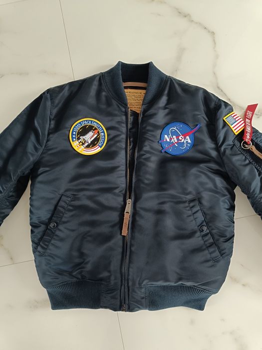 Kurtka bomberka Alpha Industries granatowa oryginał