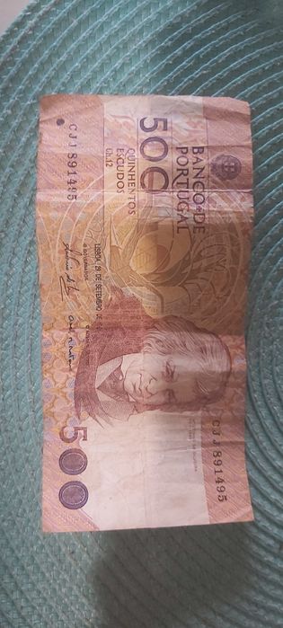 Nota 500 escudos