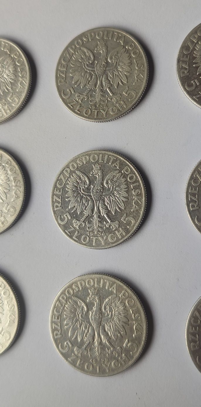 Srebrne monety II RP 5 złotych