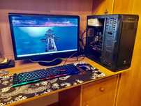 Повний комплект/Ігровий ПК, і3-7100/RX 570/SSD+HDD
