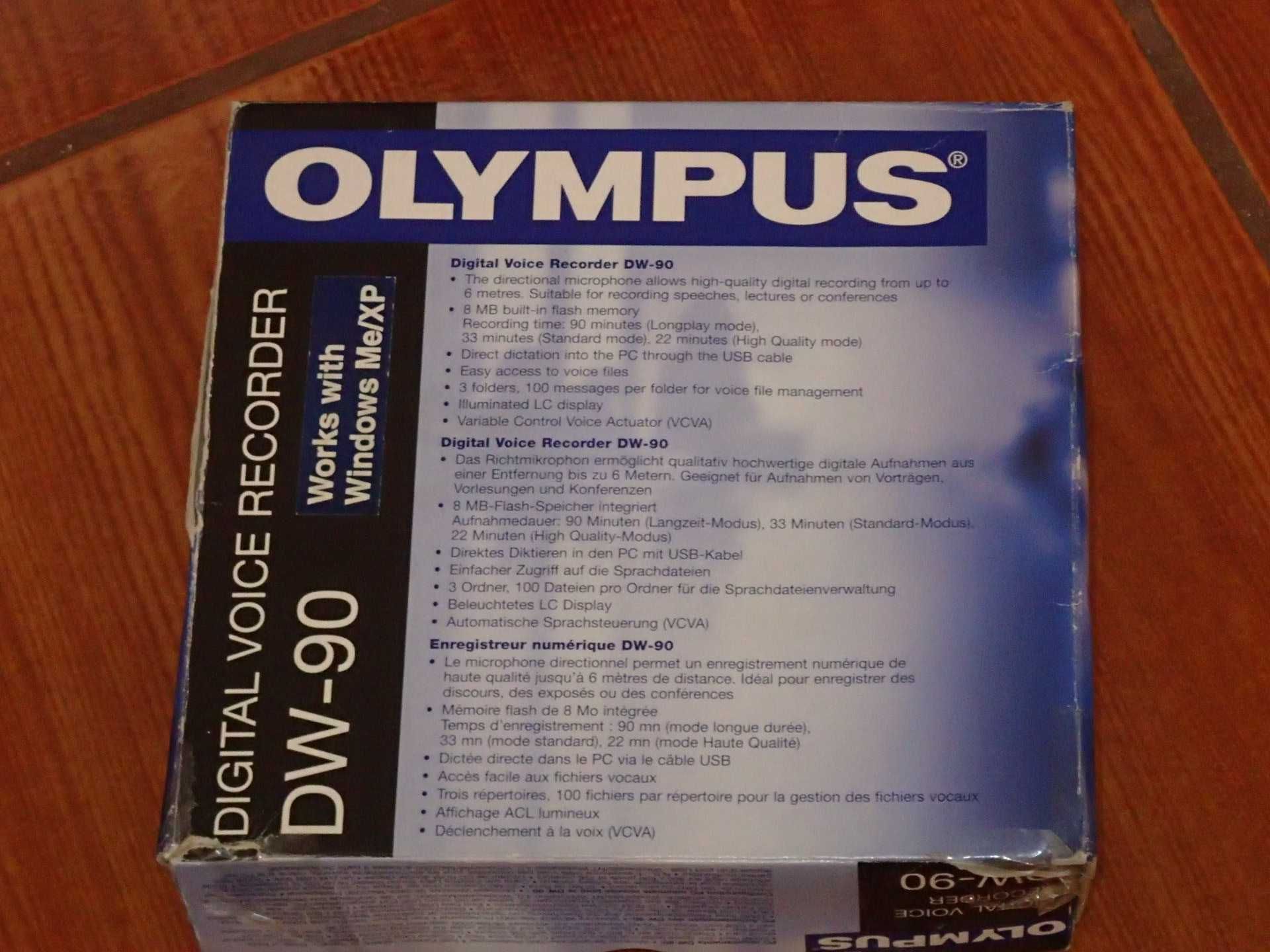 Memogravador Olympus DW-90