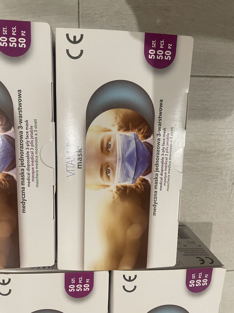 Zestaw maseczek 10x50 szt. / 3 zł za op./ Vitammy Jakość premium