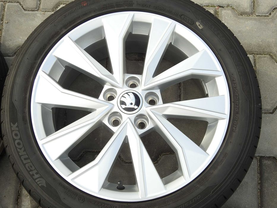 4x ALUFELGI SKODA 16" 5x100 ET46 oryginał 6V0 Jak NOWE DEMO