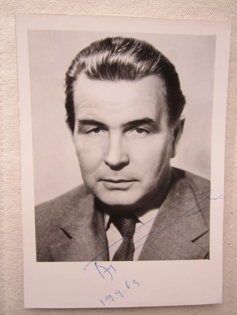 Adam Rapacki Minister Spraw Zagranicznych PRL autograf