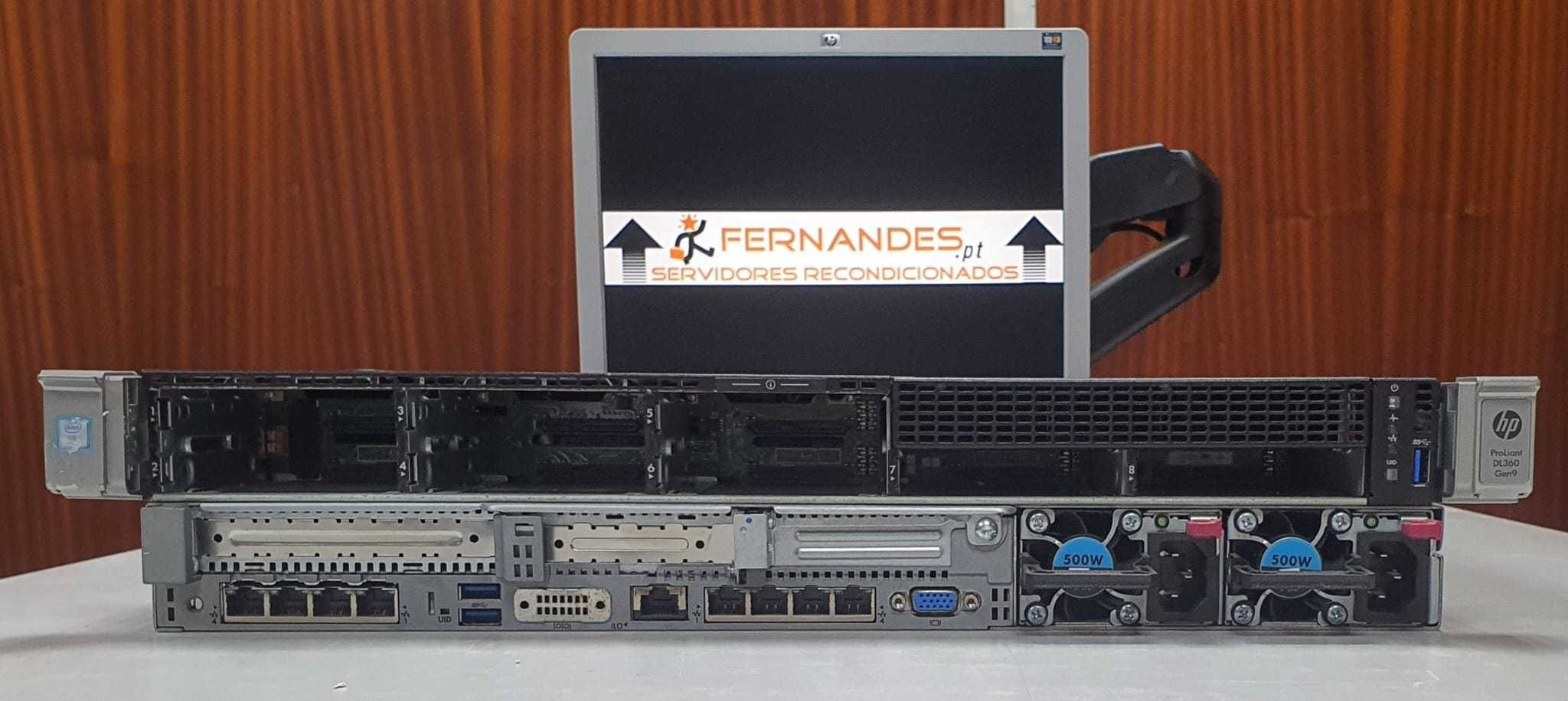 HPE DL360 G9 SFF | 72 x vCPUs e 256GB DDR4 RAM e 4 x 900GB SAS