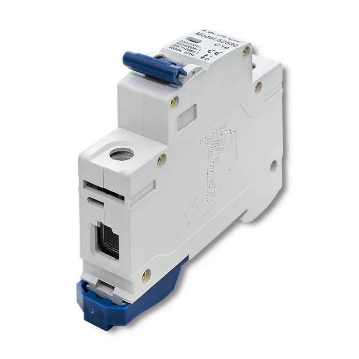 Wyłącznik nadprądowy C16 bezpiecznik AC Qoltec 1P 16A - 52590
