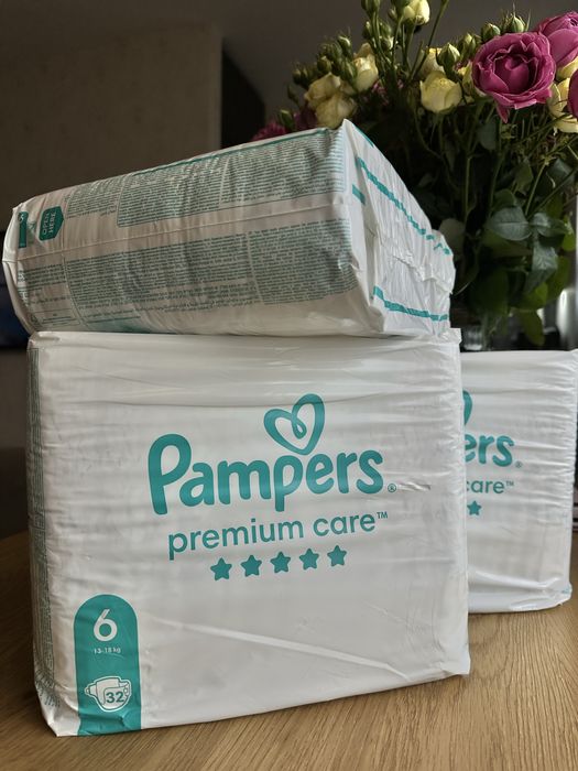 Pampers premium care 6 ( по 32 шт в уп )