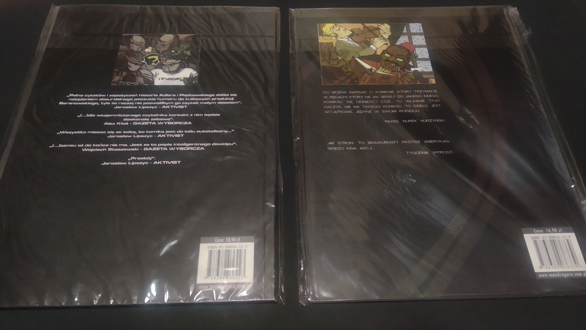 Prawie drugie 48 stron Gołota Predator Kij Bij Komiks Adler Piątkowski
