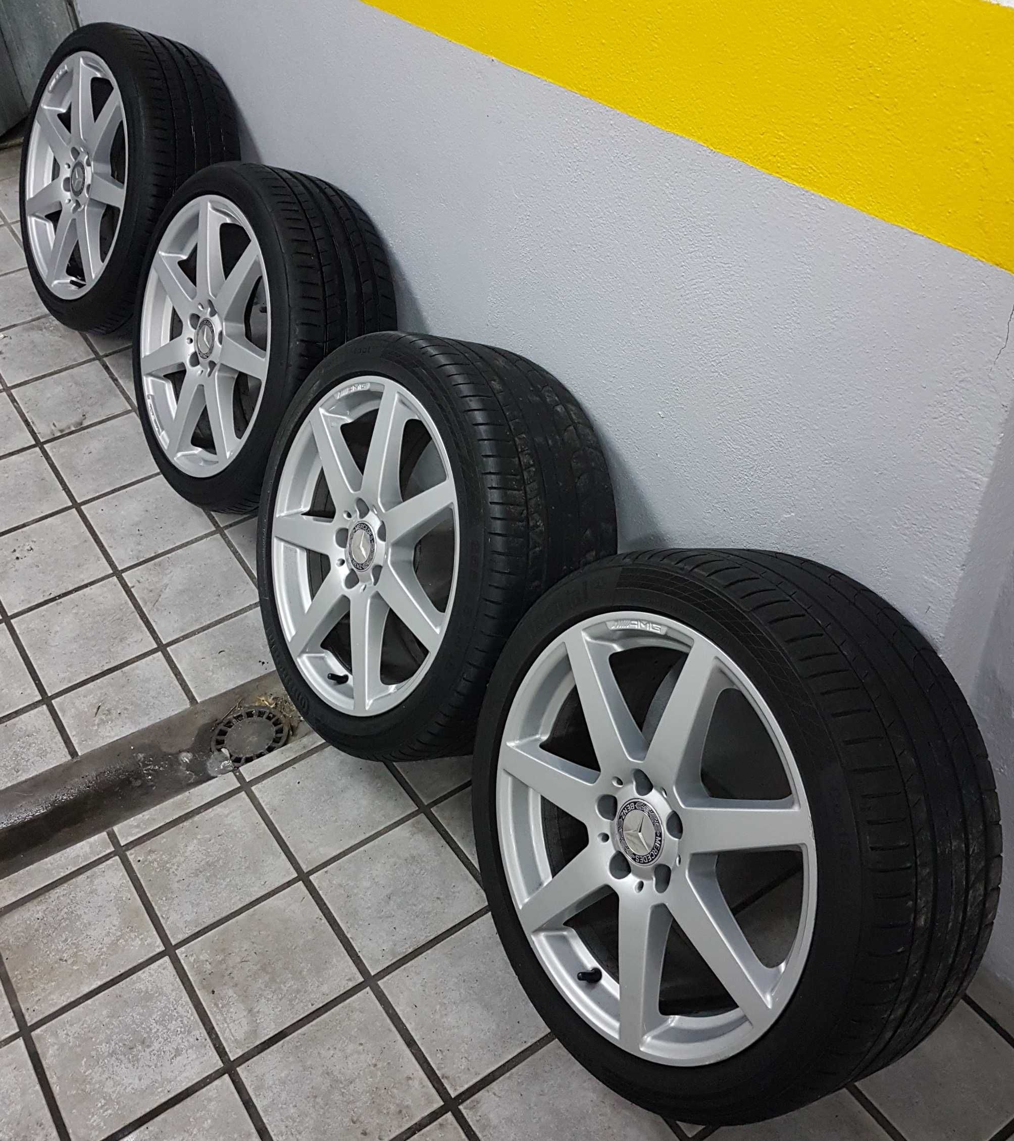 Jantes 18 AMG originais Mercedes + Pneus Continental SportContact5 MO