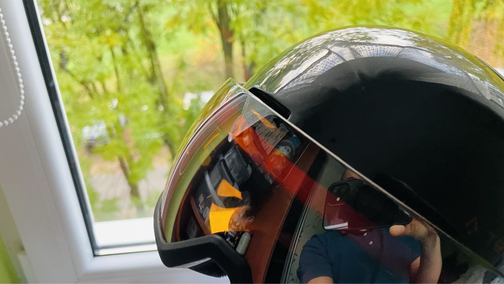 Kask narciarski z szybą Tecnopro