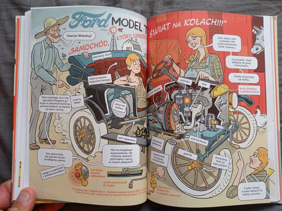 Samochody i ich fascynujące silnik Dan Zettwoch  ALBUM / KOMIKS