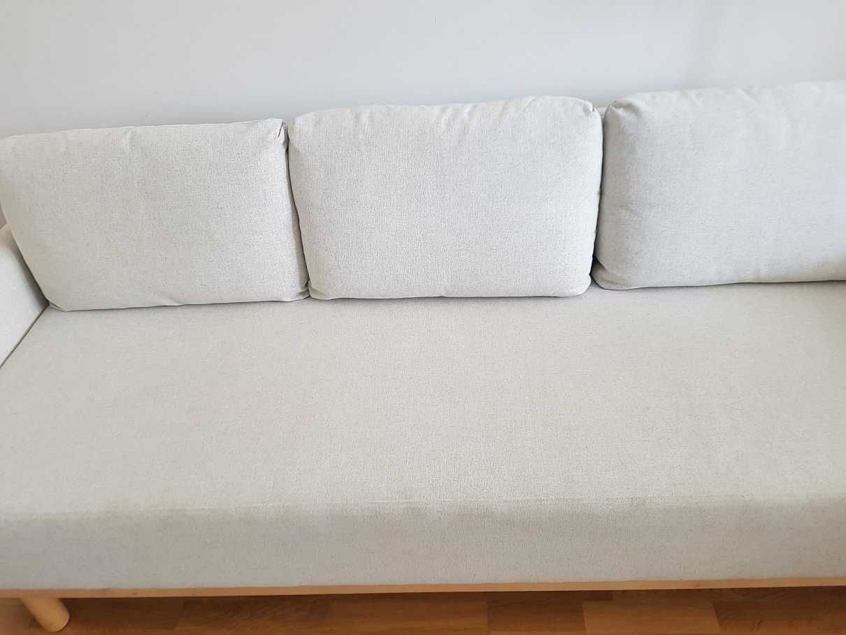 GRUNNARP Sofa 3-osobowa, rozkładana z pojemnikiem na pościel