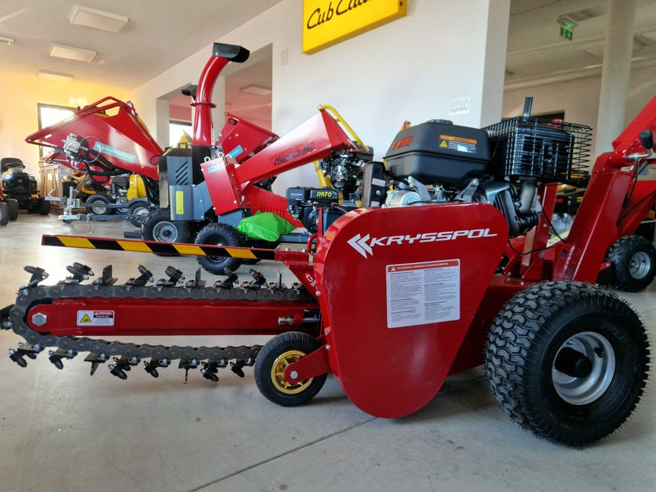 Koparka do rowów Krysspol  palenie z kluczyka 420cc wysyłka 0 zł