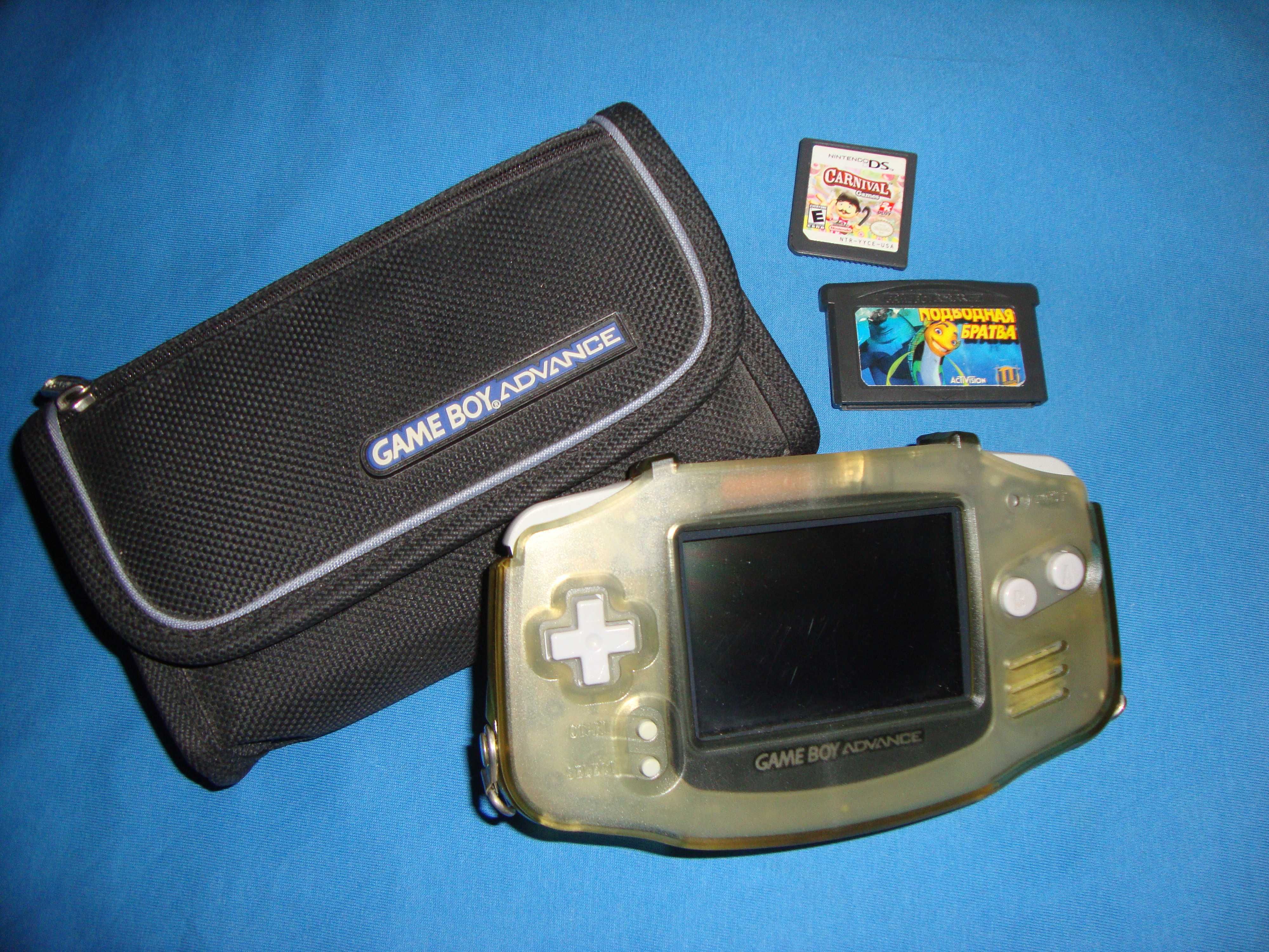 Портативная игровая приставка Nintendo Game Boy Advance + комплект !