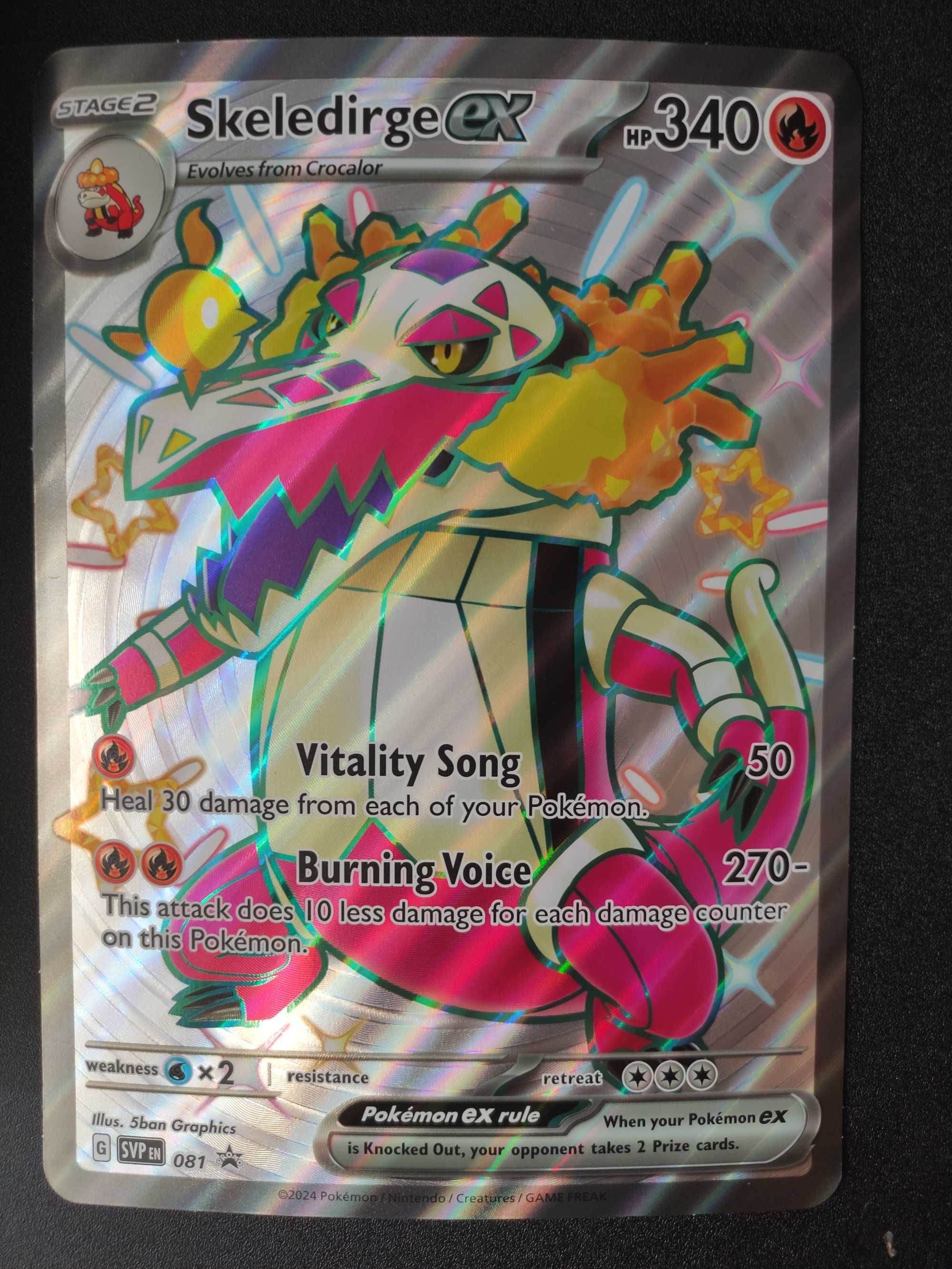 Skeledirge ex 081 Pokemon Promo