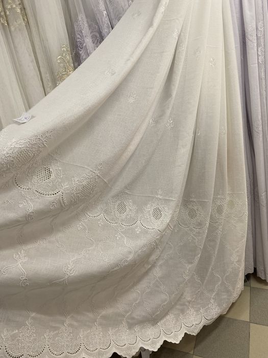 Тюль льон преміум тюлі штори нитка блекаут