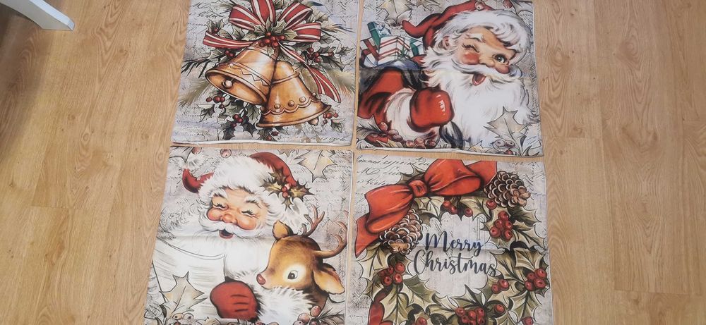 cztery  nowe  poszewki  45x45cm