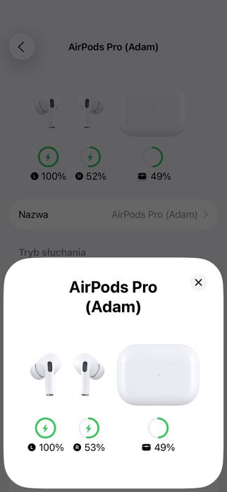Słuchawki Air Pods Pro 1 - komplet