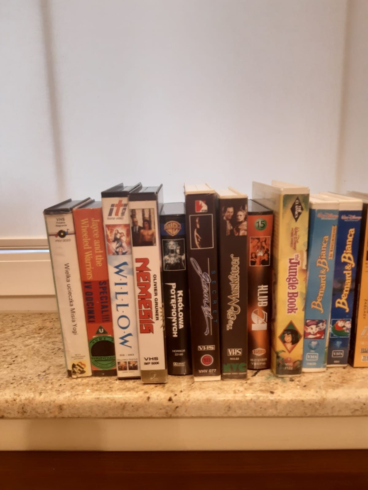 Kasety VHS z filmami