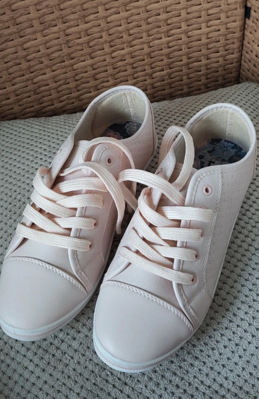 Buty sneakersy różowe tom&rose