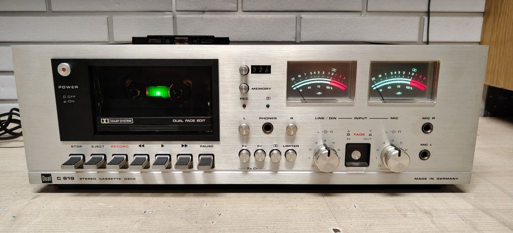 Magnetofon DUAL C 819. Nowe Paski