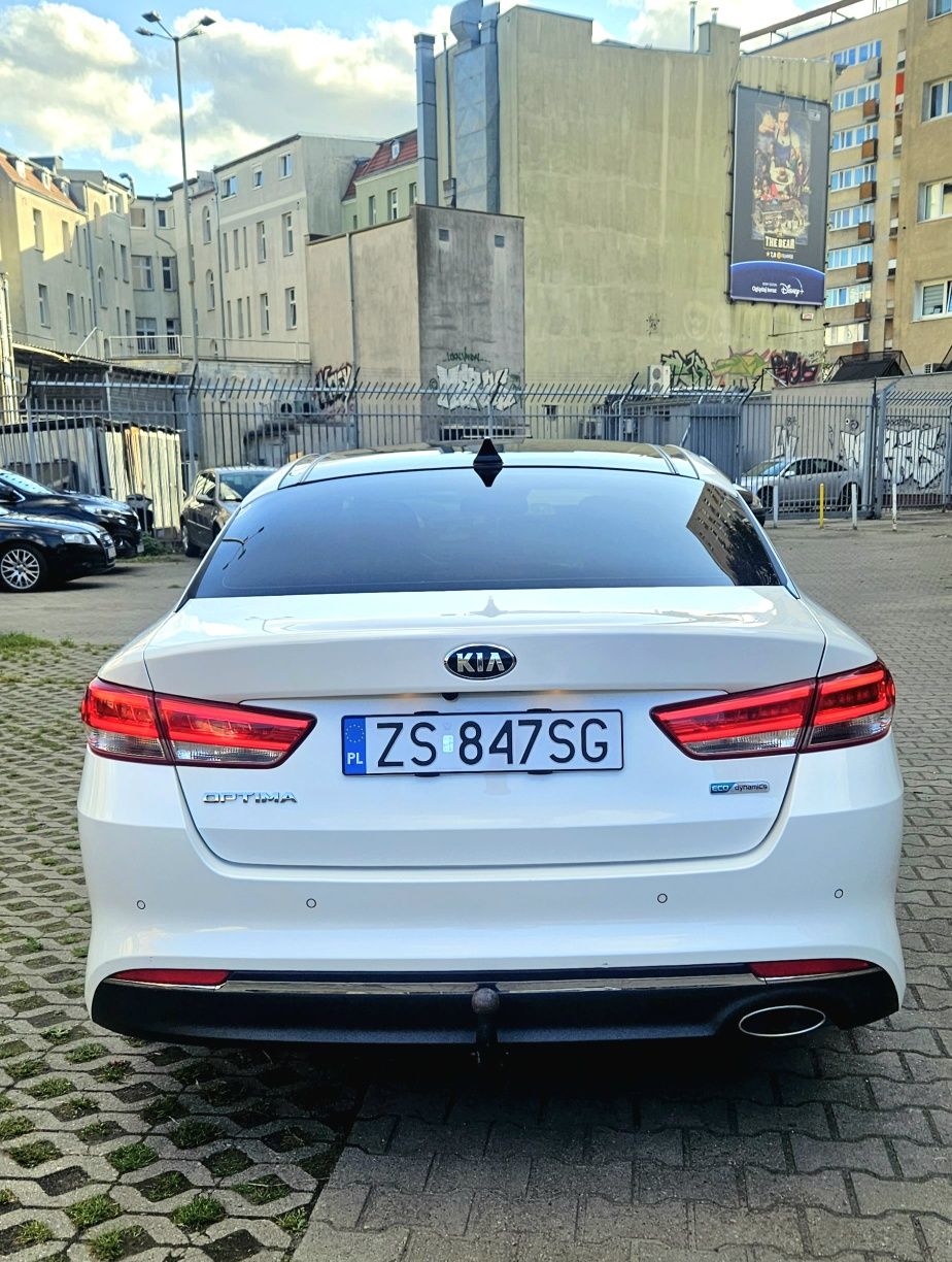 Kia Optima JF • Full opcja • Biała perła • Kamery 360 • Automat
