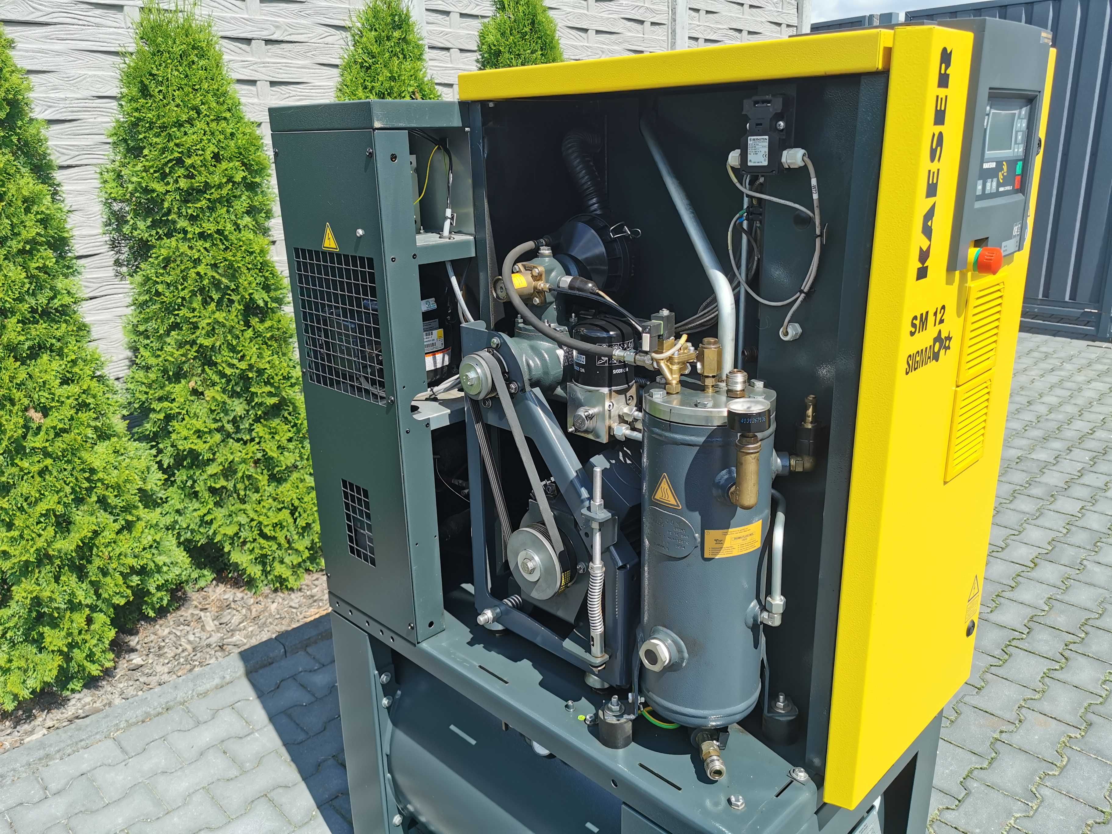 2014r 7.5kw +FALOWNIK  sprężarka śrubowa KAESER SM12 1200L +OSUSZACZ
