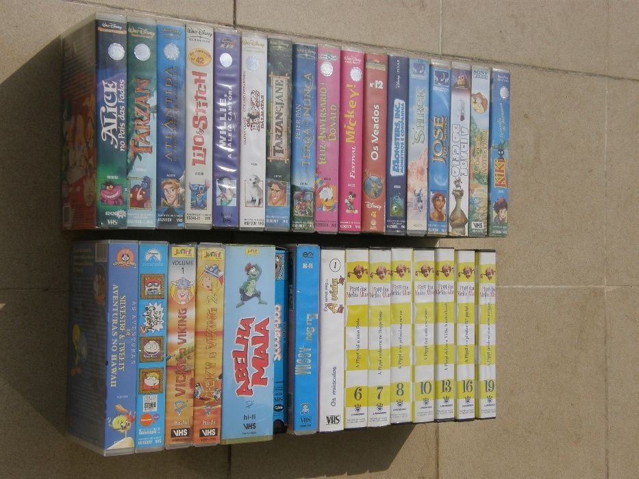 Cassetes Video VHS - BD e Filmes Walt Disney, DreamWorks, Pixar, etc.