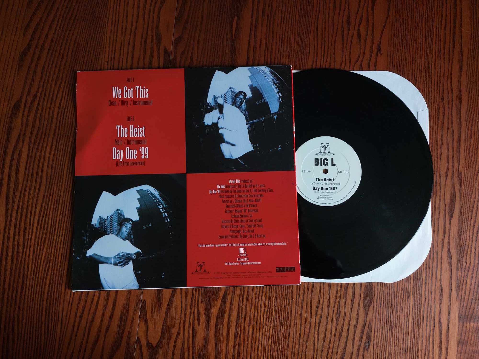 Big L – We Got This / The Heist / Day One '99 12'' 5784 Press USA