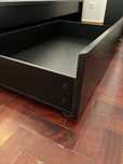 2 Gavetas pretas para cama Malm