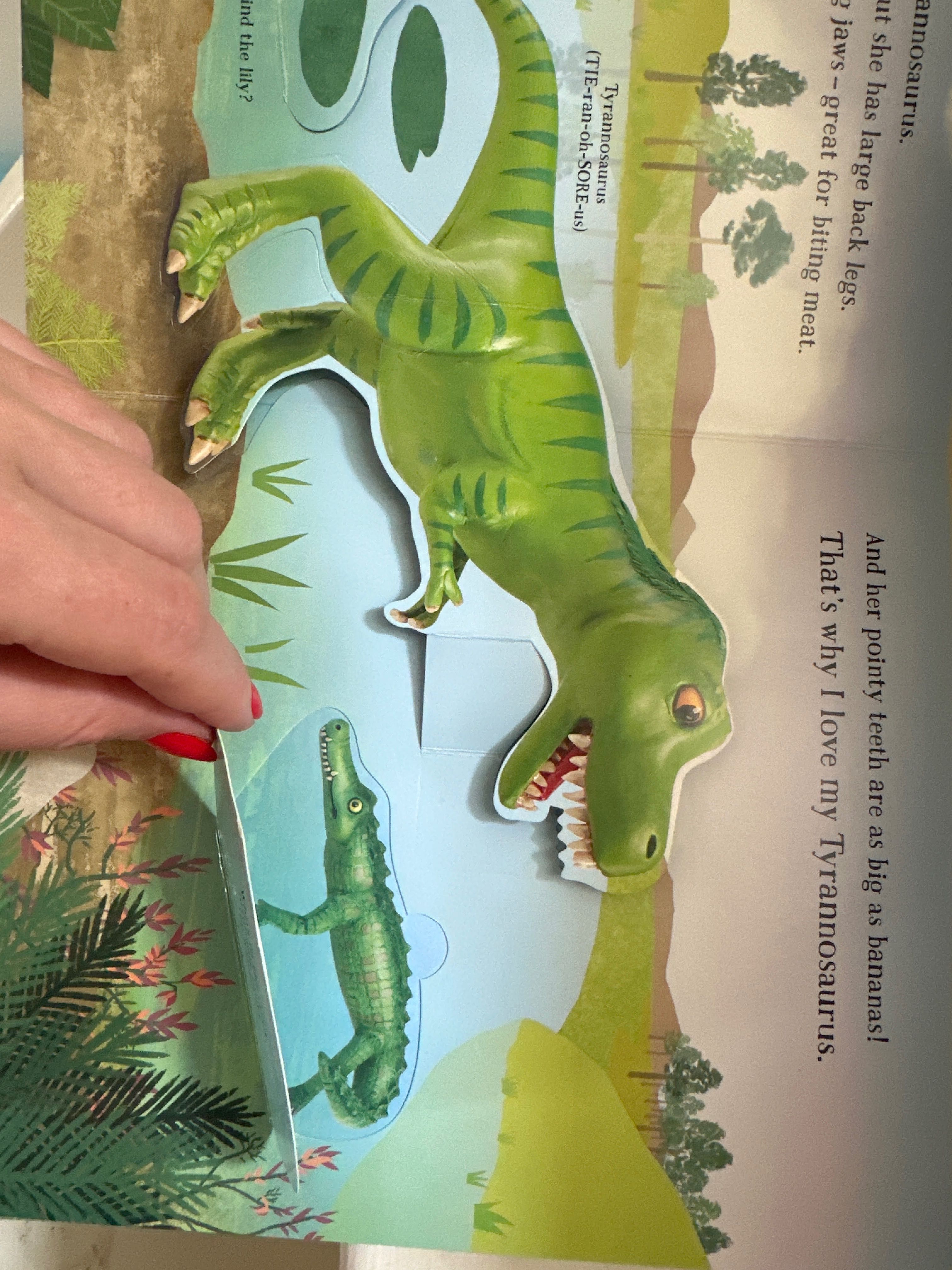 I love my dinosaur pop up książka dinozaury po angielsku Ala Usborne