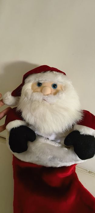 Meia lareira pai Natal musica