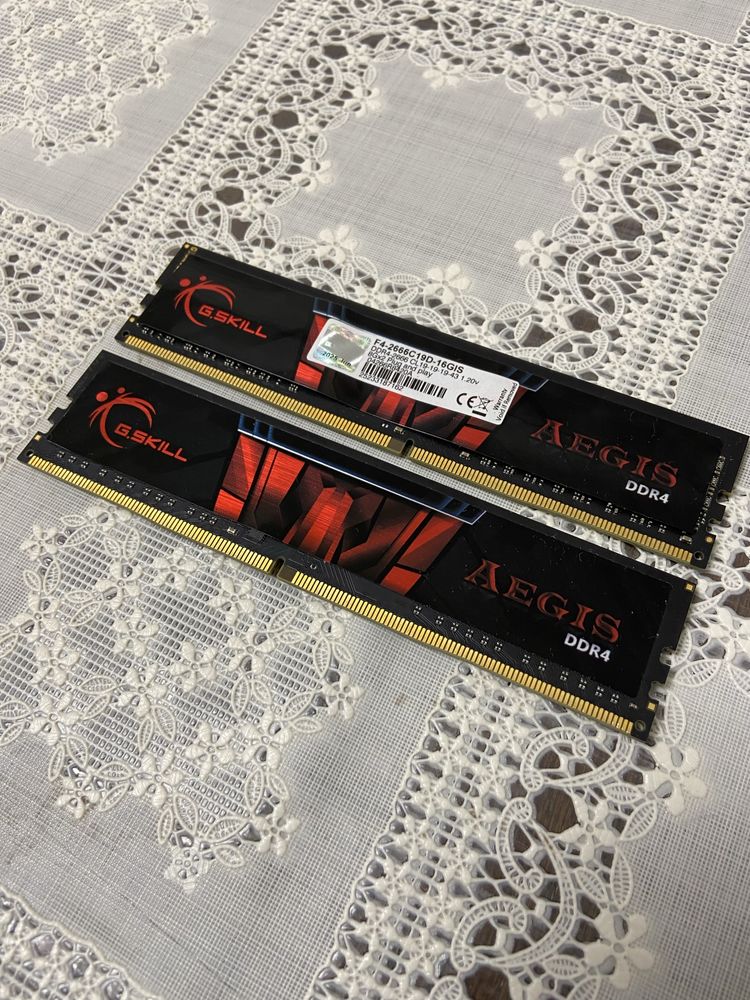 Модуль пам`ятi DDR4 2x8GB/3200 G.Skill Aegis (F4-3200C16D-16GIS)
