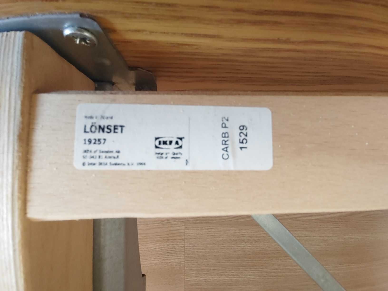 Cama Malm IKEA 1.40x2.00 com colchão