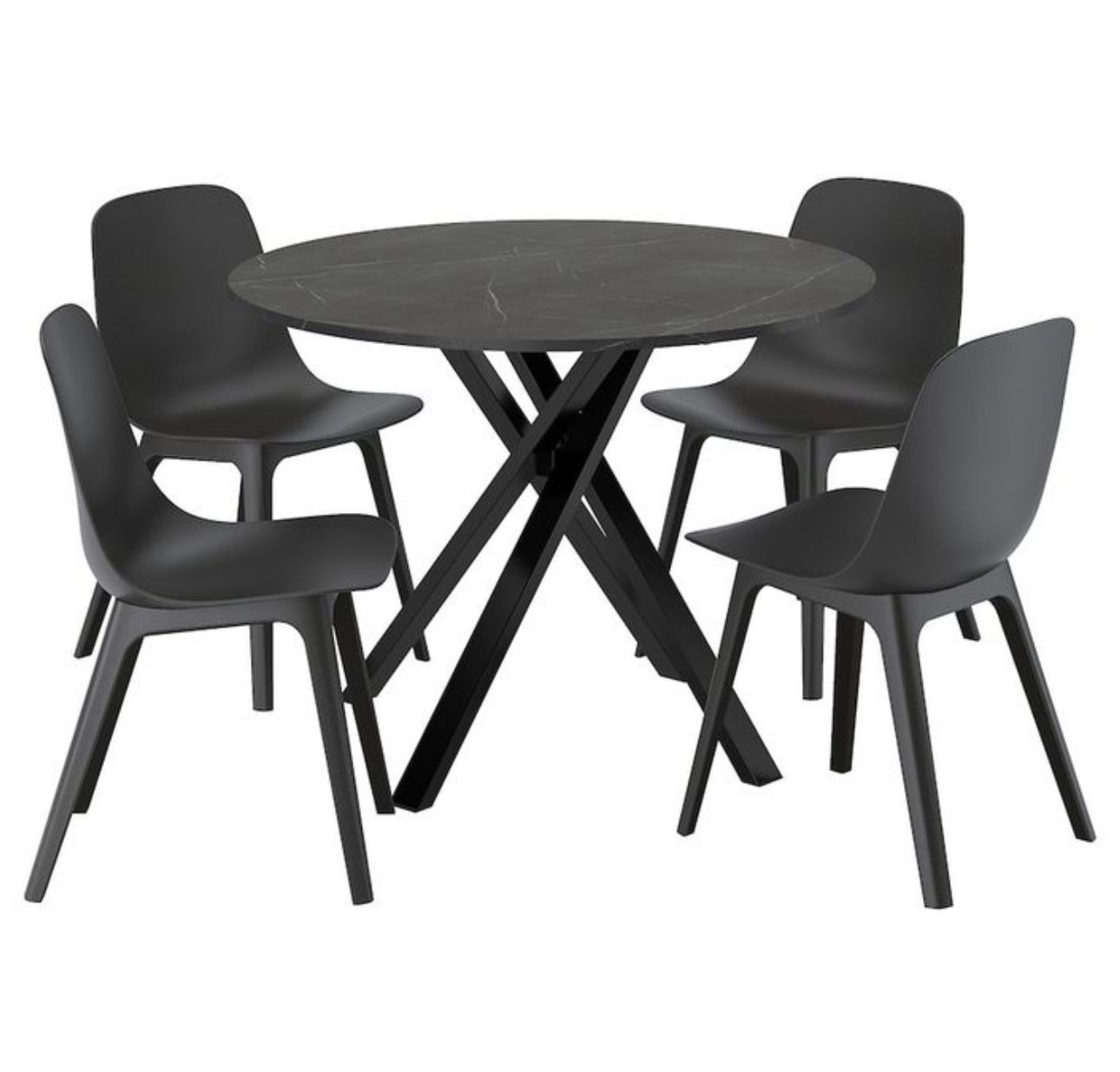 Zestaw stół i trzy krzesła Ikea