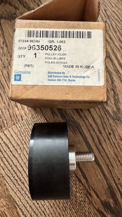 Ролик ремня ГРМ паразитный 96350526 General Motors