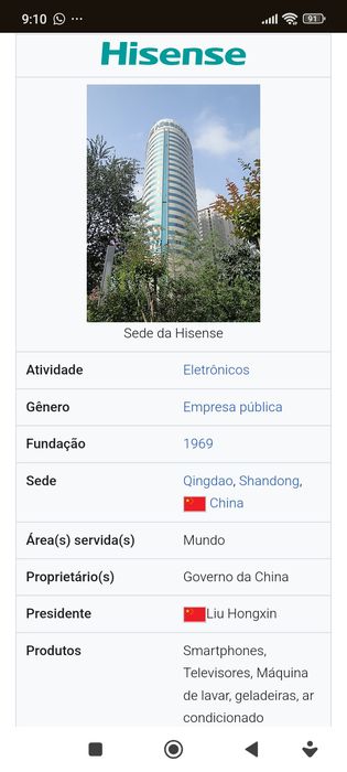 Smart TV hisense 43'