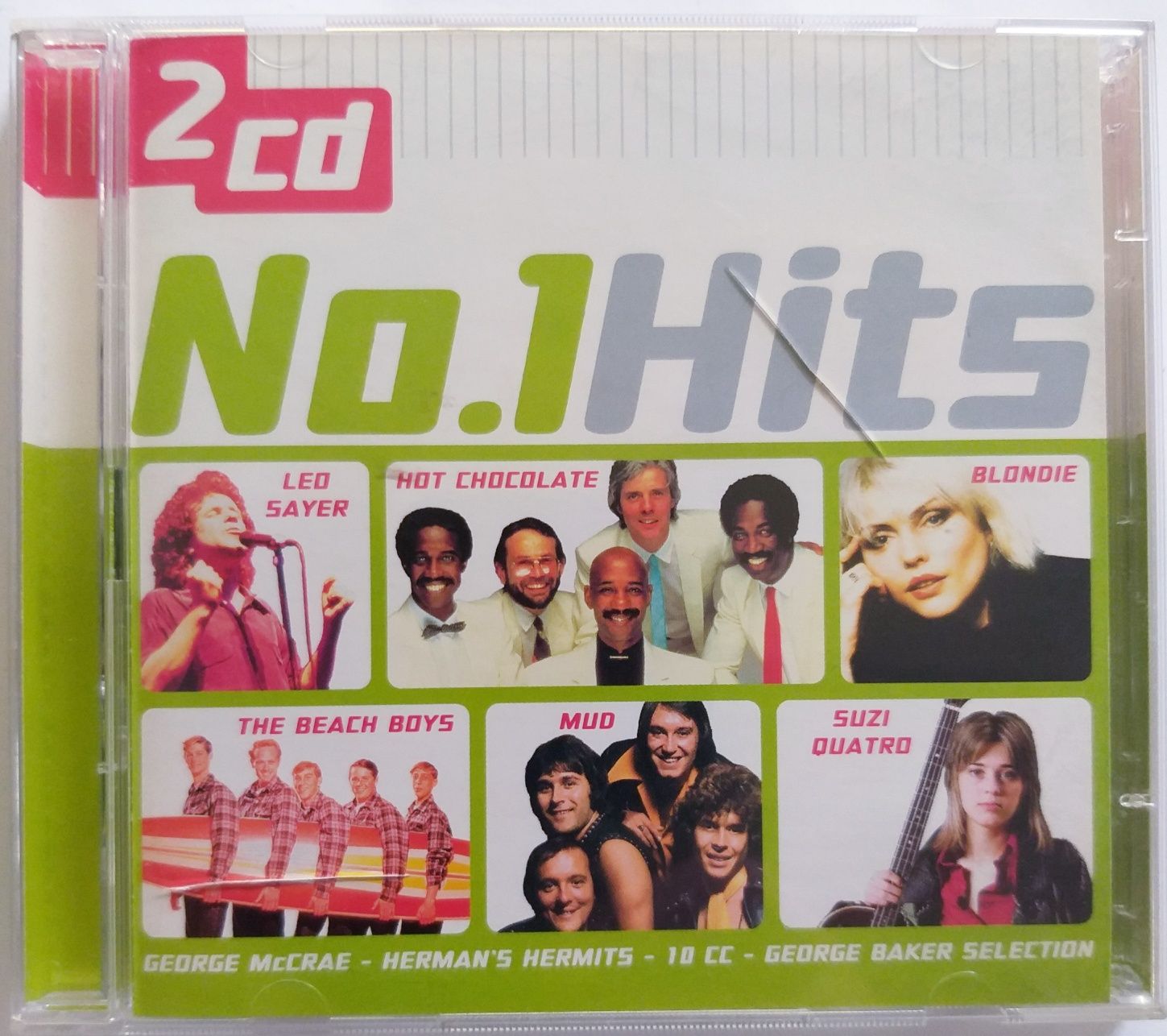 No.1 Hits 2CD 2000r Blondie Hot Chocolate Suzi Quatro The Beatch Boys